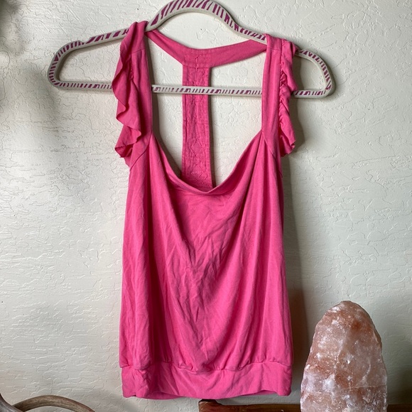 Rampage Tops - Gorgeous pink slouch front top